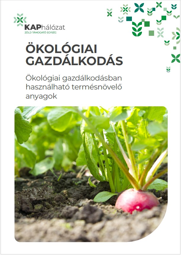 Ökológiai gazdálkodás - Ökológiai gazdálkodásban használható termésnövelő anyagok
